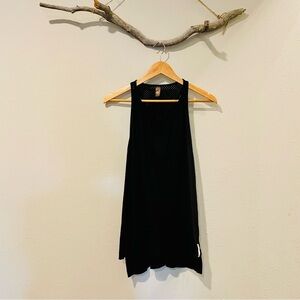 Maaji Activewear Black Racerback Mesh Tank Top